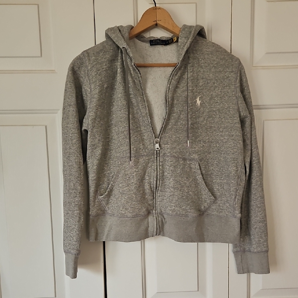Polo by Ralph Lauren Heather Gray Zip-Up Hoodie